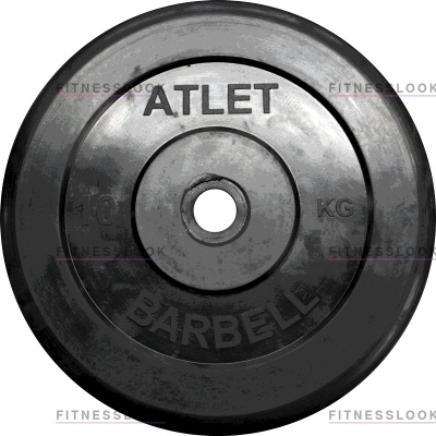 MB Barbell Atlet - 26 мм - 10 кг из каталога дисков (блинов) для штанг и гантелей в Москве по цене 3766 ₽