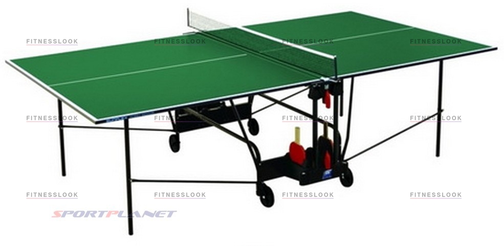 Hobby Indoor - зеленый в Москве по цене 23300 ₽ в категории теннисные столы Sunflex