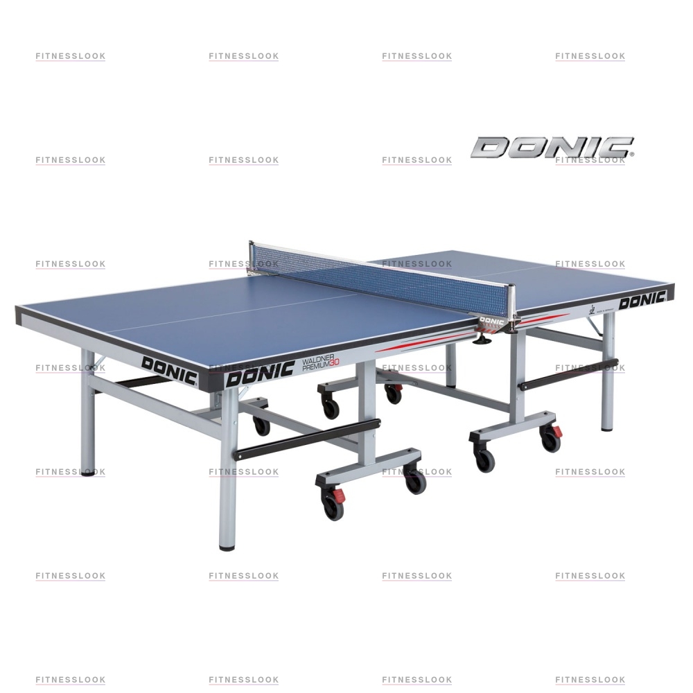 Donic Waldner Premium 30 - синий из каталога теннисных столов для помещений в Москве по цене 199990 ₽