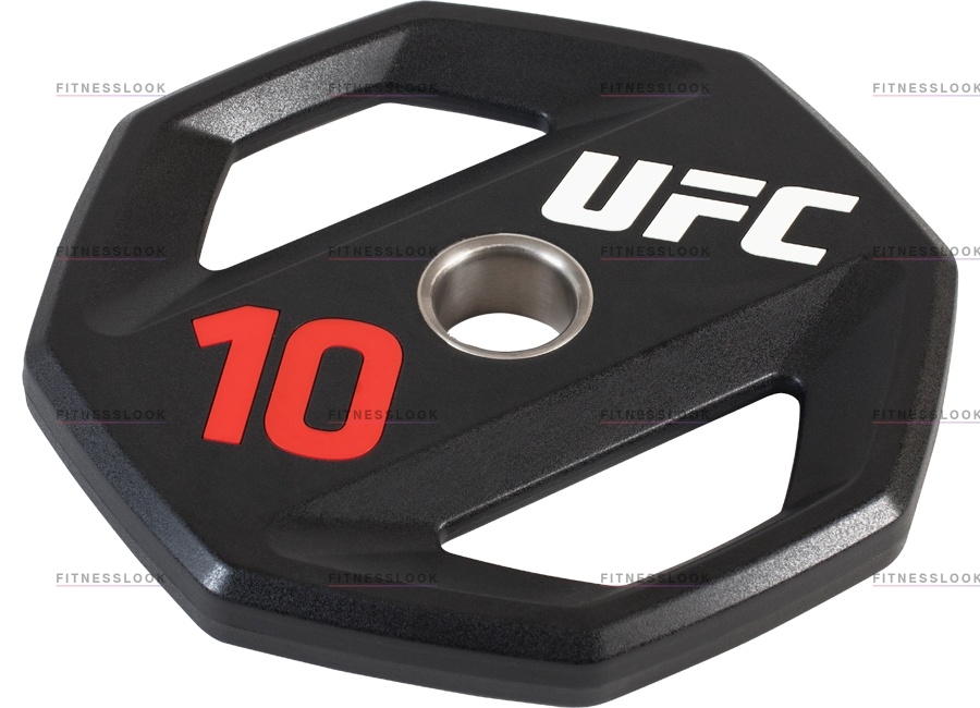 UFC олимпийский 10 кг 50 мм из каталога дисков (блинов) для штанг и гантелей в Москве по цене 14390 ₽