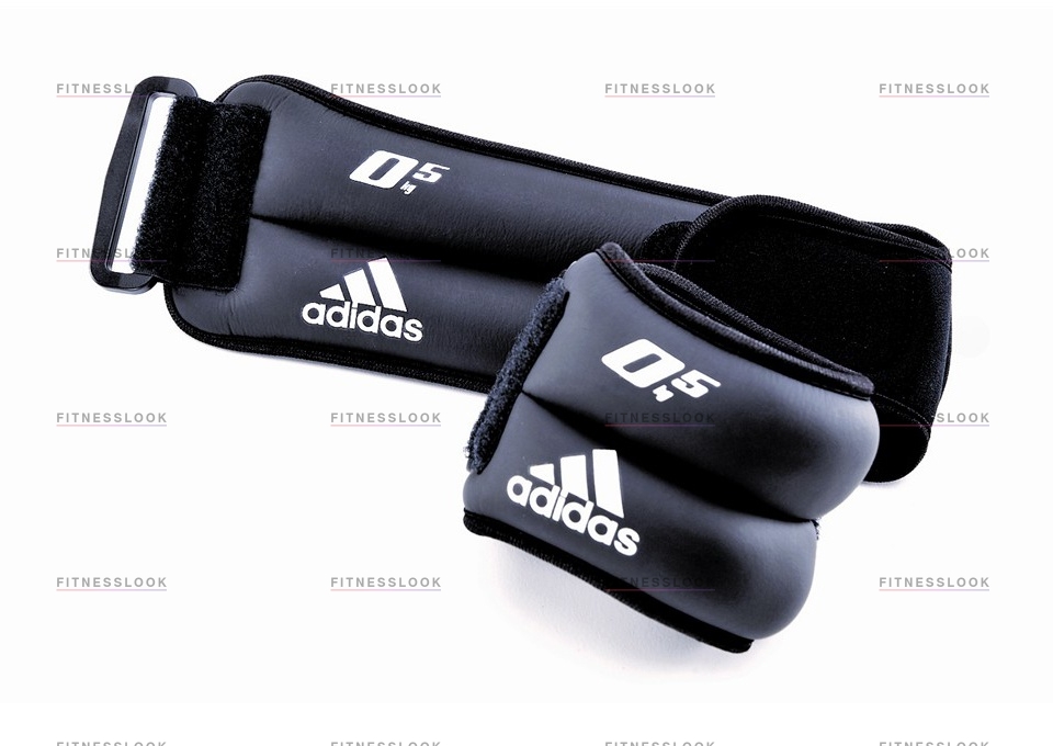 Adidas - на запястья/лодыжки несъемные 0.5 кг из каталога утяжелителей в Москве по цене 3290 ₽