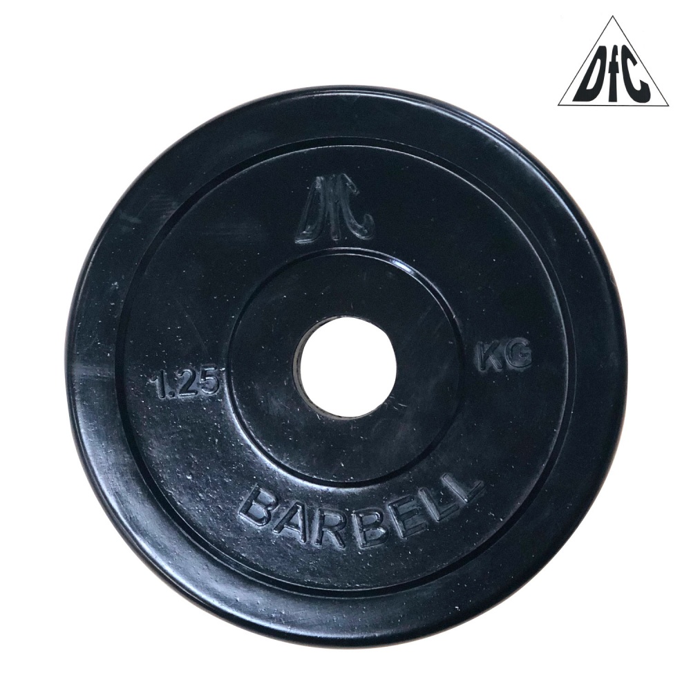 DFC 1.25 обрезиненный из каталога дисков для штанги с посадочным диаметром 26 мм.  в Москве по цене 555 ₽