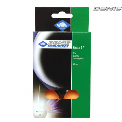 Donic Elite 1  6 шт. оранжевый из каталога мячей для настольного тенниса в Москве по цене 430 ₽