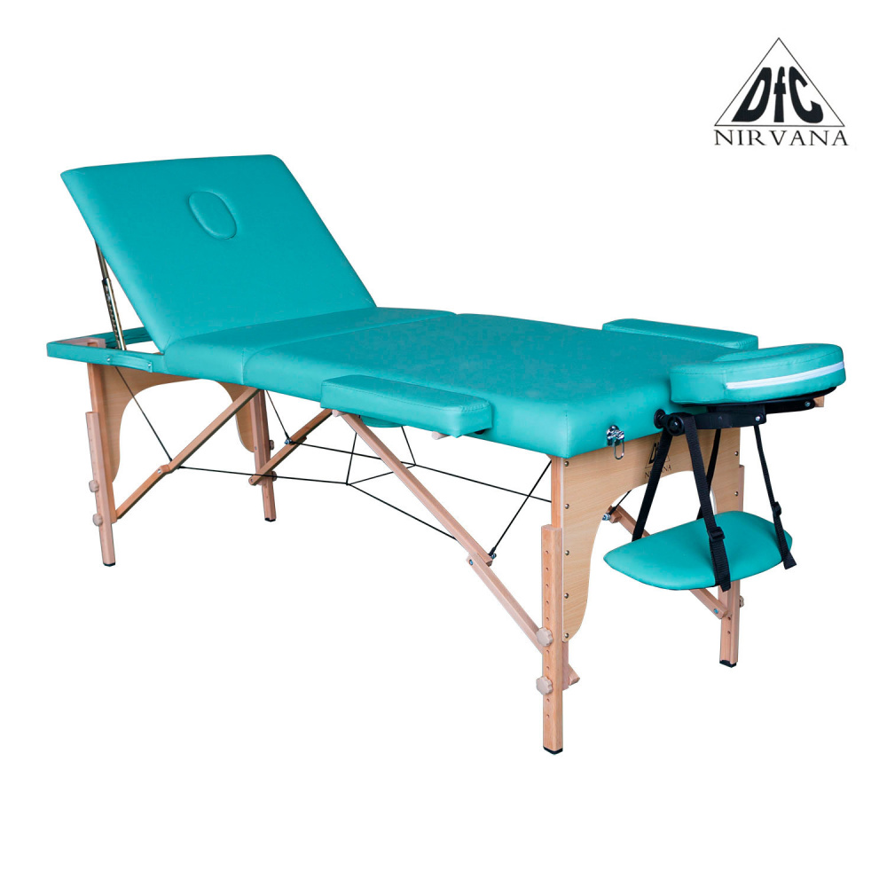 Nirvana Relax Pro (зеленый) в Москве по цене 15990 ₽ в категории складные массажные столы DFC