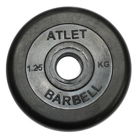 MB Barbell Atlet - 31 мм - 1.25 кг из каталога дисков для штанги с посадочным диаметром 30 мм.  в Москве по цене 670 ₽