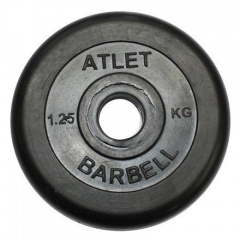 MB Barbell Atlet - 31 мм - 1.25 кг из каталога дисков для штанги с посадочным диаметром 30 мм.  в Москве по цене 670 ₽