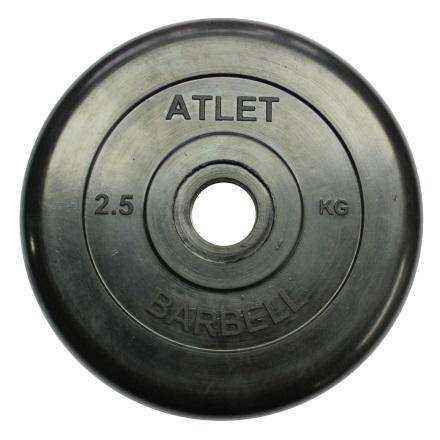 MB Barbell Atlet - 31 мм - 2.5 кг из каталога дисков для штанги с посадочным диаметром 30 мм.  в Москве по цене 860 ₽
