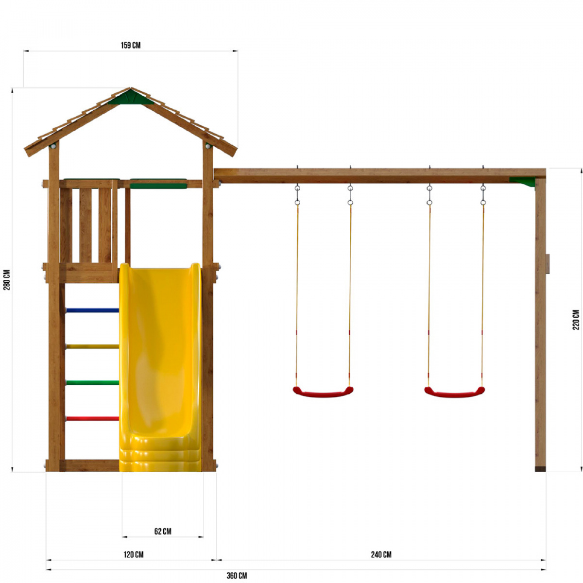 Детская площадка Jungle Gym jc8