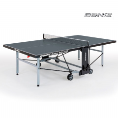 Всепогодный теннисный стол Donic Outdoor Roller 1000 - серый в Москве по цене 139990 ₽