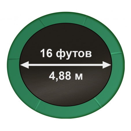 Рендер-2 для Arland 16FT / 488 см Премиум Dark green (внутренняя сетка)