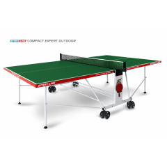 Всепогодный теннисный стол Start Line Compact EXPERT Outdoor 4 Зелёный в Москве по цене 39590 ₽