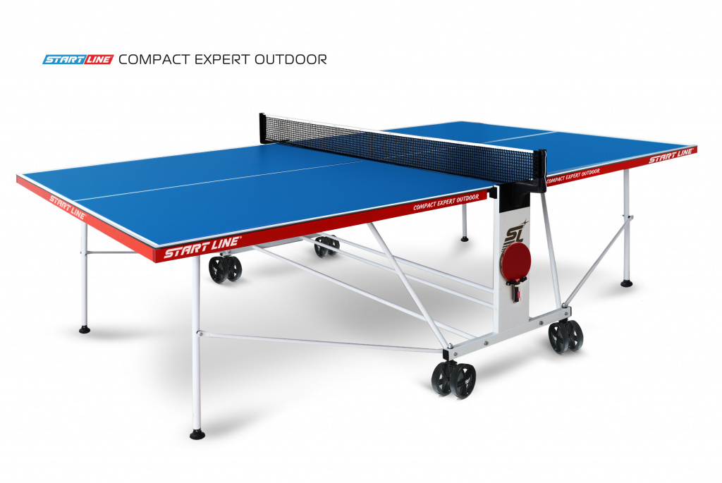 Compact EXPERT Outdoor 4 Синий в Москве по цене 43990 ₽ в категории теннисные столы Start Line