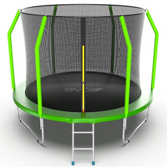 Evo Jump Cosmo 10ft (Green) из каталога батутов с защитной сеткой в Москве по цене 21420 ₽