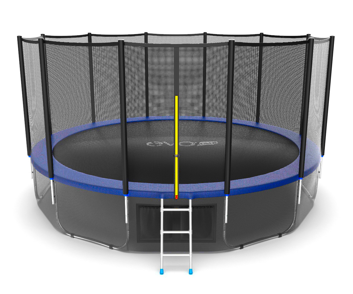 Батут с защитной сеткой Evo Jump External 16ft (Blue) + Lower net