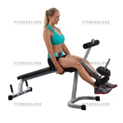 Body Solid Powerline PLCE65 - сгибание/разгибание ног из каталога тренажеров на свободных весах в Москве по цене 48990 ₽
