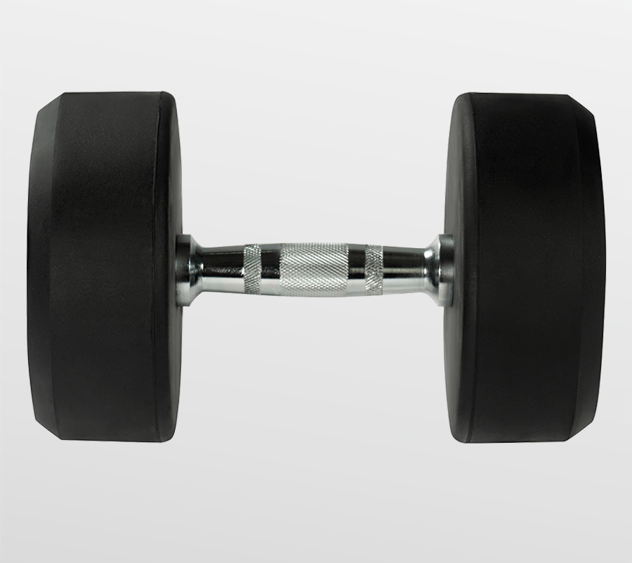 Обрезиненная гантель Bronze Gym 25 кг BG-PA-DB-R250