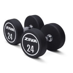 Ziva XP Urethane Dumbbell Set (5 pairs) 22-30 kg ZXP-DBPU8605 из каталога гантельных рядов в Москве по цене 177390 ₽