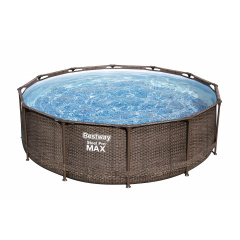 Steel Pro Max  ’’Ротанг’’ 56709 BW в Москве по цене 36980 ₽ в категории каркасные бассейны Bestway