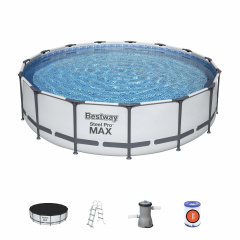 Steel Pro Max 56488 BW в Москве по цене 54150 ₽ в категории каркасные бассейны Bestway