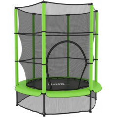 Unix line Kids 4,6 ft Green (140 cm) из каталога батутов с защитной сеткой в Москве по цене 9890 ₽