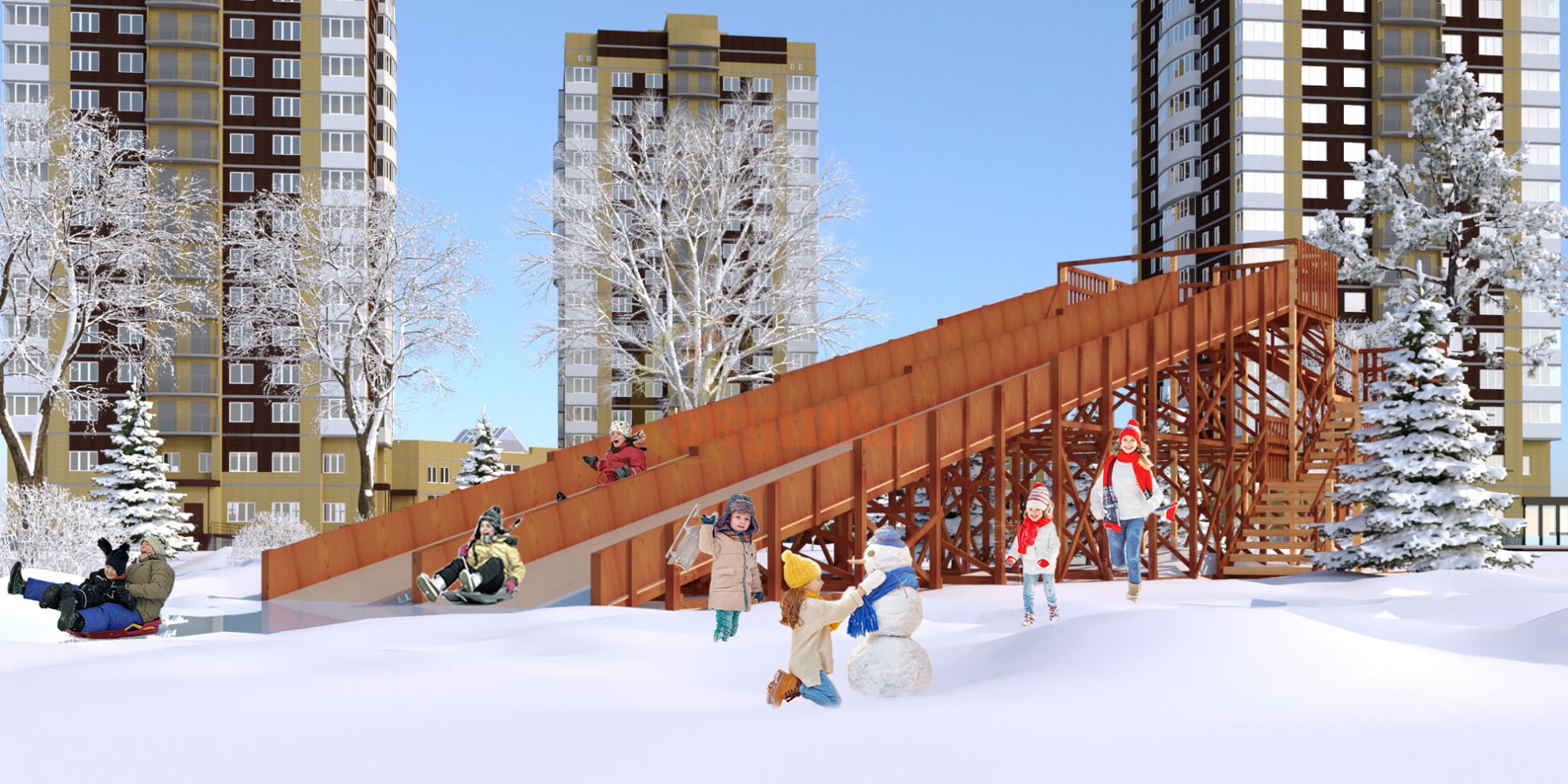 Зима 12 в Москве по цене 968499 ₽ в категории детские игровые комплексы Савушка