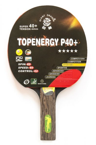 Giant Dragon Topenergy 5 Star New (прямая) из каталога ракеток для настольного тенниса в Москве по цене 910 ₽