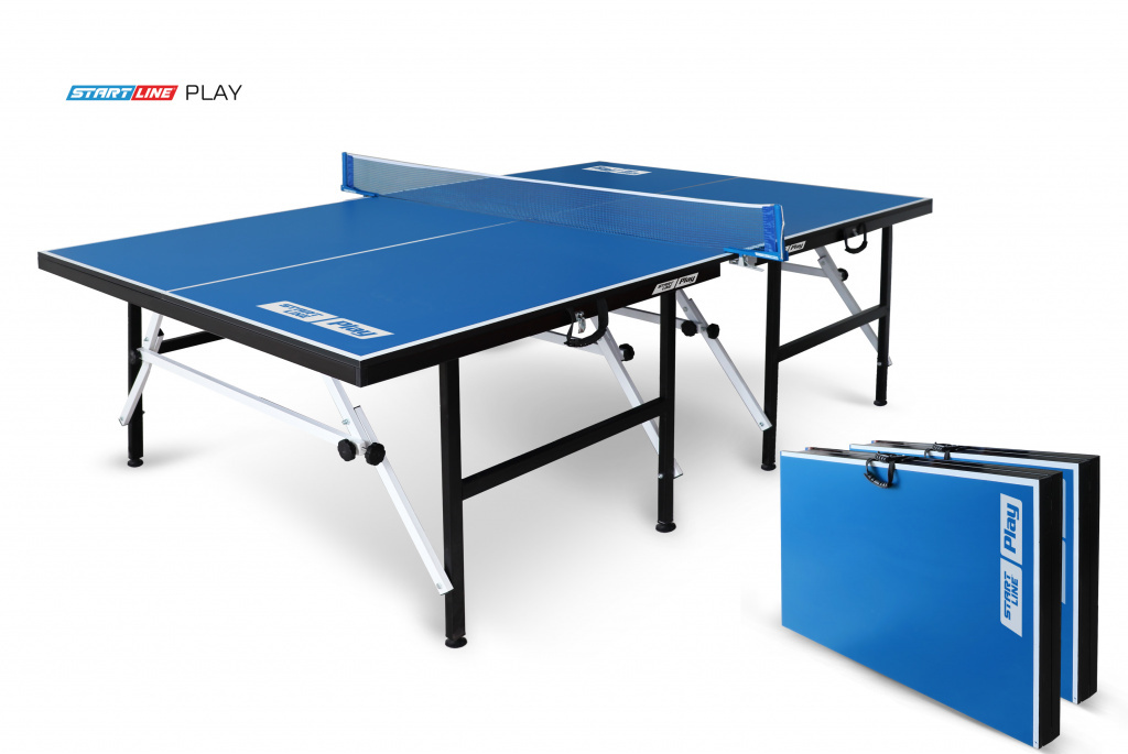 Start Line Play синий из каталога теннисных столов для помещений в Москве по цене 25990 ₽