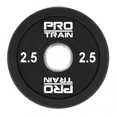 Protrain 2.5 кг. PPU-2,5 полиуретан из каталога дисков для штанги с посадочным диаметром 50 мм. в Москве по цене 1530 ₽