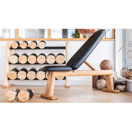 Рендер-3 для NOHrD WeightBench нат кожа дуб