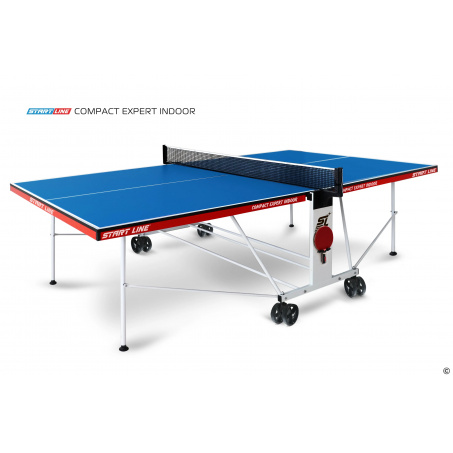 Теннисный стол для помещений Start Line Compact Expert Indoor синий
