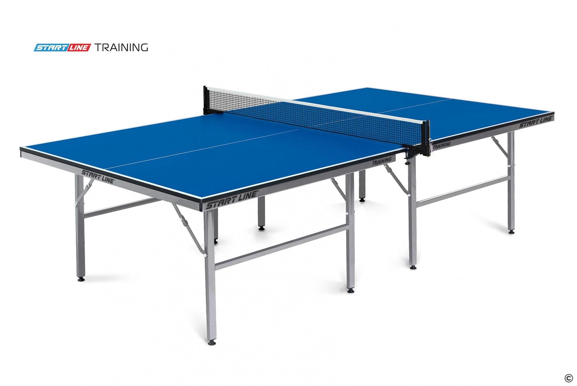 Start Line Training Синий из каталога теннисных столов для помещений в Москве по цене 29990 ₽