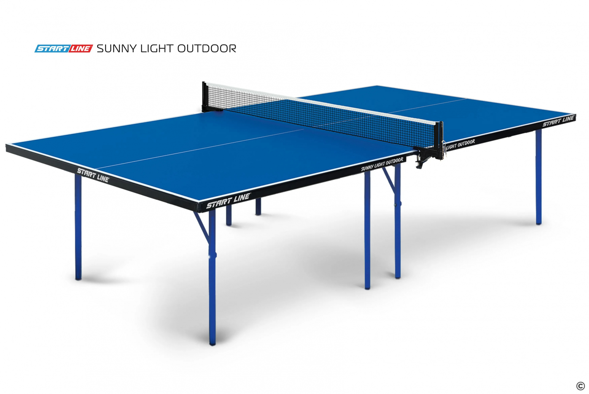 Start Line Sunny Light Outdoor Синий из каталога теннисных столов в Москве по цене 26590 ₽