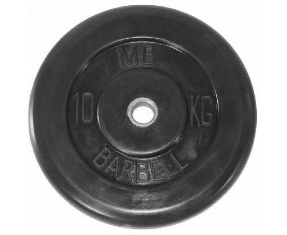(металлическая втулка) 10 кг / диаметр 51 мм в Москве по цене 4125 ₽ в категории диски (блины) для штанг и гантелей MB Barbell