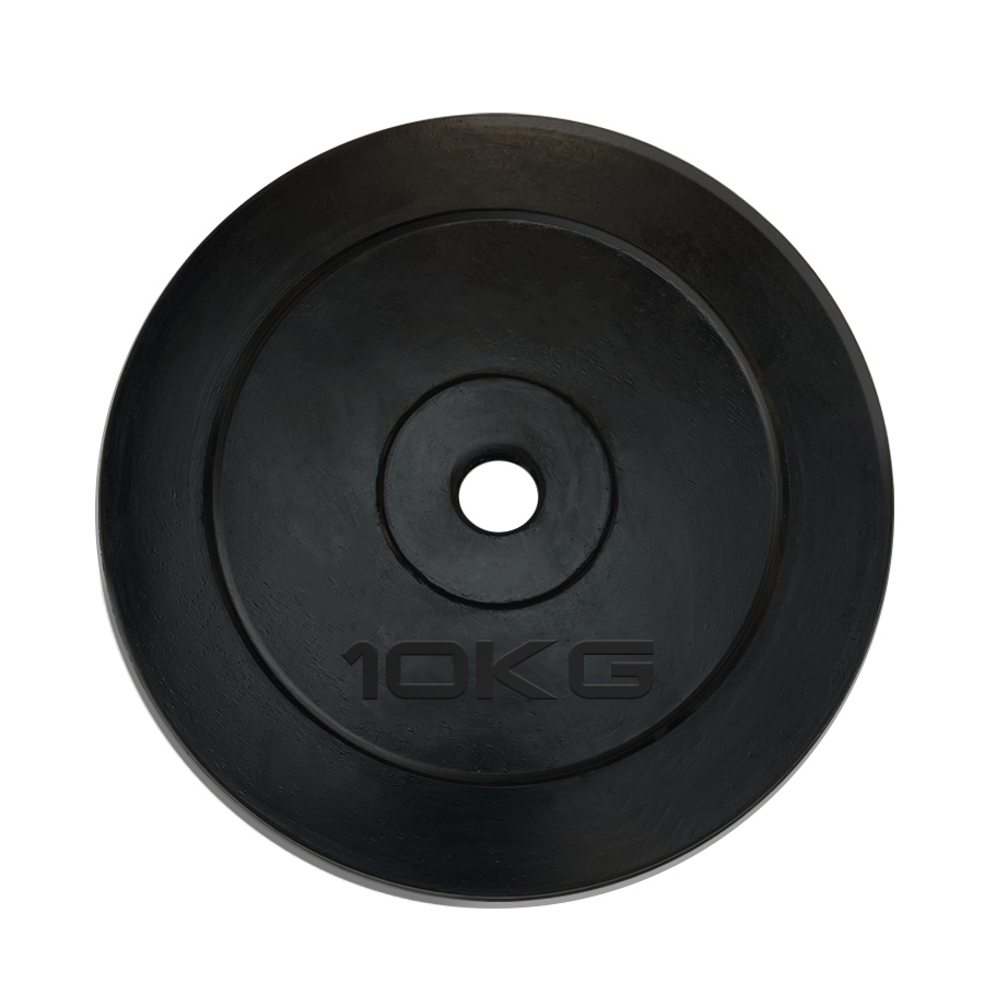 10 кг обрезиненный черный в Москве по цене 3890 ₽ в категории диски (блины) для штанг и гантелей UnixFit