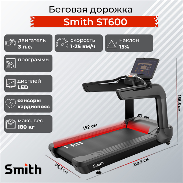 ST3.2 в Москве по цене 392400 ₽ в категории беговые дорожки Smith