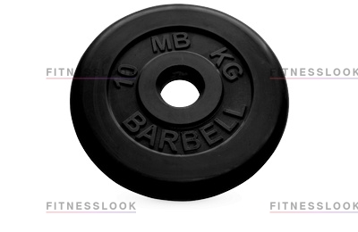 MB Barbell черный - 26 мм - 10 кг из каталога дисков, грифов, гантелей, штанг в Москве по цене 3162 ₽