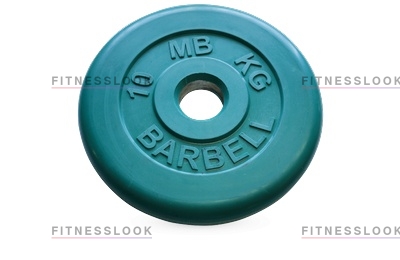 Диск для штанги MB Barbell зеленый - 50 мм - 10 кг