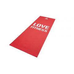 Reebok тонкий Love (красн) RAMT-11024RDL из каталога ковриков для йоги и фитнеса в Москве по цене 2490 ₽