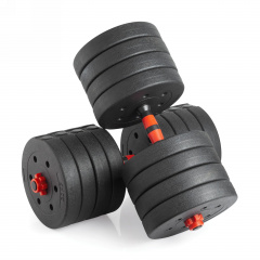 VictoryFit с грифом, 50 кг. (2х25 кг.) VF-DC500 из каталога разборных (наборных) гантелей в Москве по цене 5720 ₽