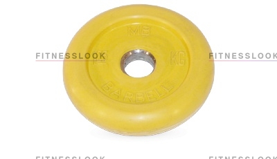 MB Barbell желтый - 26 мм - 1.25 кг из каталога дисков для штанги с посадочным диаметром 26 мм.  в Москве по цене 569 ₽