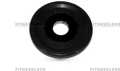 евро-классик черный - 50 мм - 2.5 кг в Москве по цене 2426 ₽ в категории диски (блины) для штанг и гантелей MB Barbell