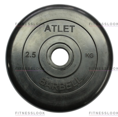 MB Barbell Atlet - 26 мм - 2.5 кг из каталога дисков, грифов, гантелей, штанг в Москве по цене 940 ₽