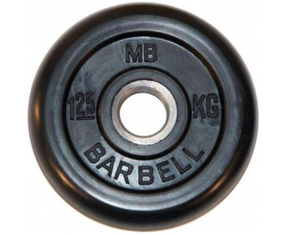 MB Barbell обрезиненный (металлическая втулка) 1.25 кг / диаметр 26 мм из каталога дисков для штанги с посадочным диаметром 26 мм.  в Москве по цене 1225 ₽