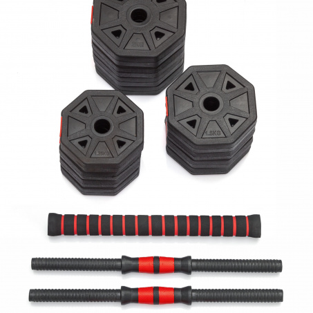 Рендер-2 для VictoryFit гексагональная с грифом, 20 кг. (2 шт. х 10 кг.) VF-DH200