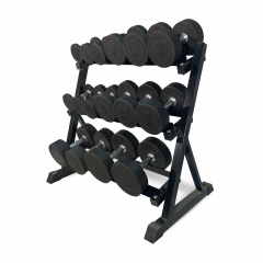 UnixFit DumRack Hexagon PRO (300 кг) из каталога стоек для гантелей в Москве по цене 28890 ₽