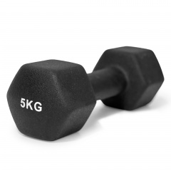 UnixFit 5 кг Black DBNEO5BK из каталога неопреновых  гантелей в Москве по цене 2490 ₽