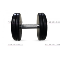 MB Barbell классик - 22 кг из каталога обрезиненных гантелей в Москве по цене 4517 ₽