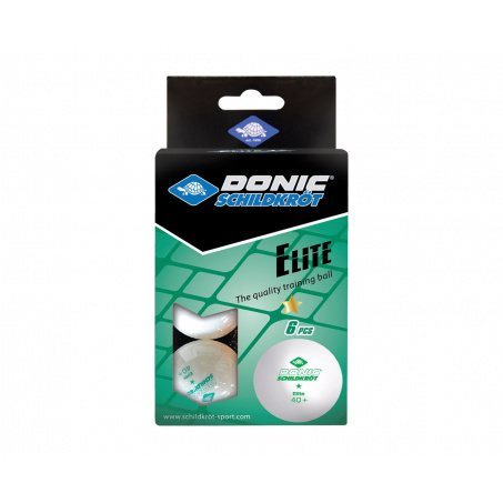 Рендер-0 для Donic ELITE 1* 40+, 6 штук, белый