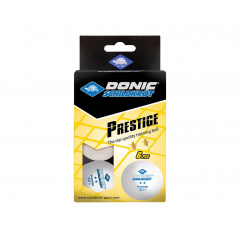 Donic PRESTIGE 2, 40+ 6 штук, белые из каталога мячей для настольного тенниса в Москве по цене 590 ₽