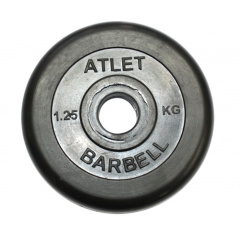 MB Barbell ATLET 1.25 кг из каталога дисков для штанги с посадочным диаметром 30 мм.  в Москве по цене 1020 ₽